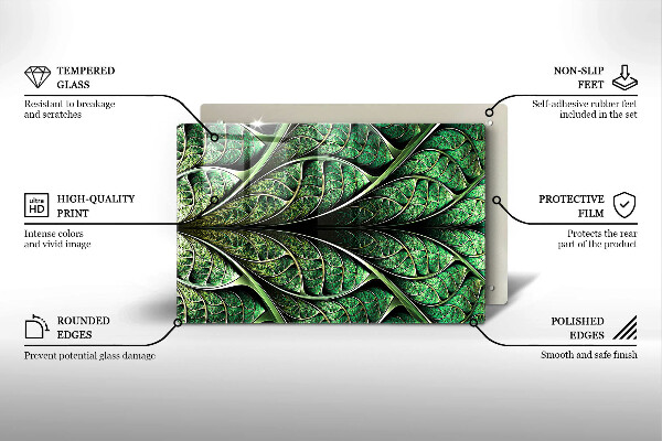 Tűzhelyvédő üveglap A levélér szerkezete