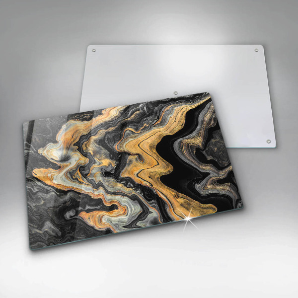 Főzőlap védő üveglap Absztrakt szerkezet