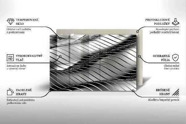 Főzőlap védő üveglap 3D fém szerkezet