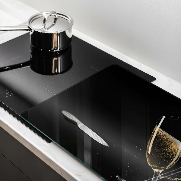 Főzőlap védő üveglap Pohár pezsgő