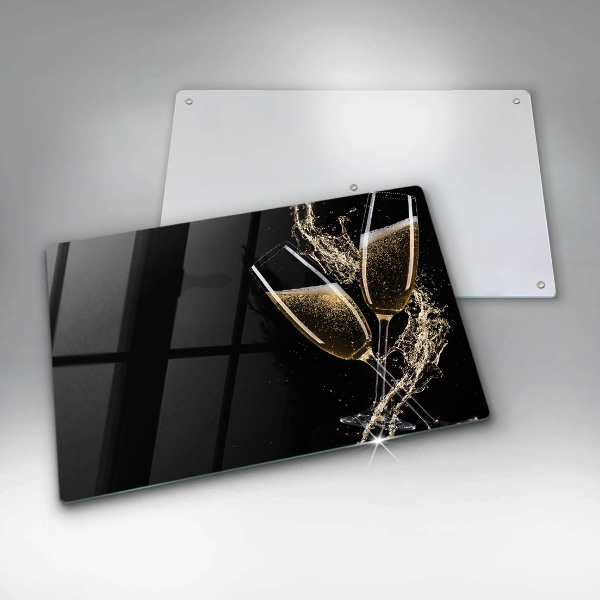 Főzőlap védő üveglap Pohár pezsgő