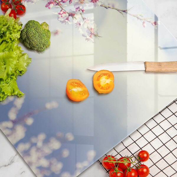 Főzőlap védő üveglap Virágzó fa