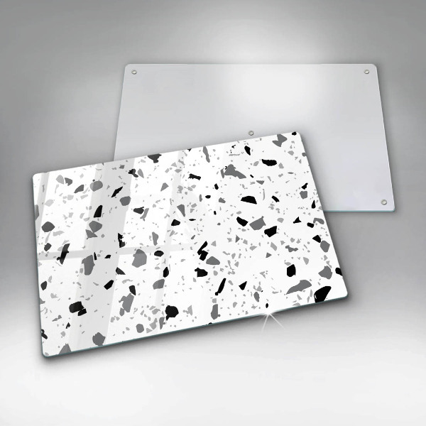 Tűzhelyvédő üveglap Dekoratív kőedény