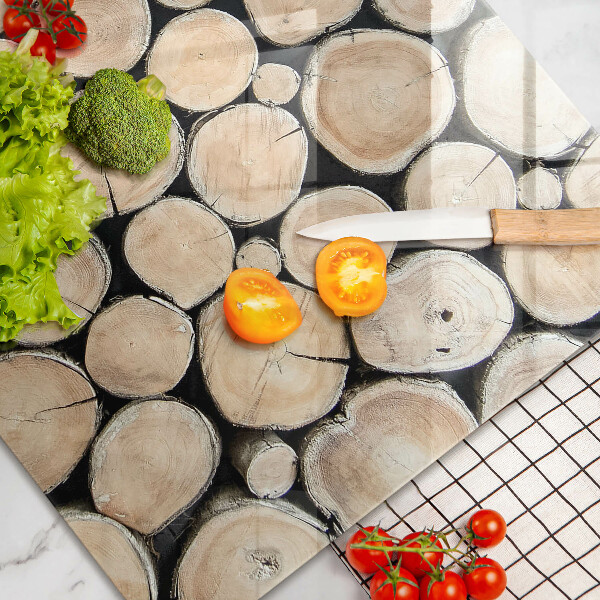 Főzőlap védő üveglap Fa fatörzsek