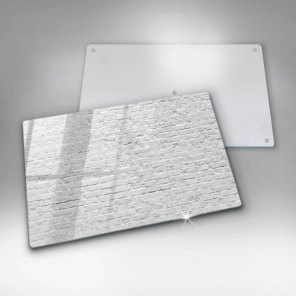 Tűzhelyvédő üveglap Téglafal fal