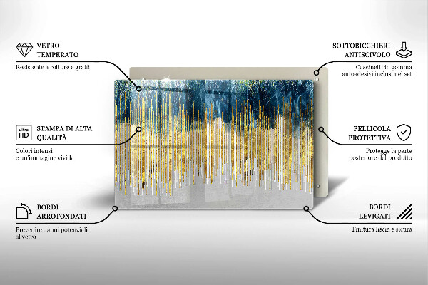 Tűzhelyvédő üveglap Tervezői absztrakció