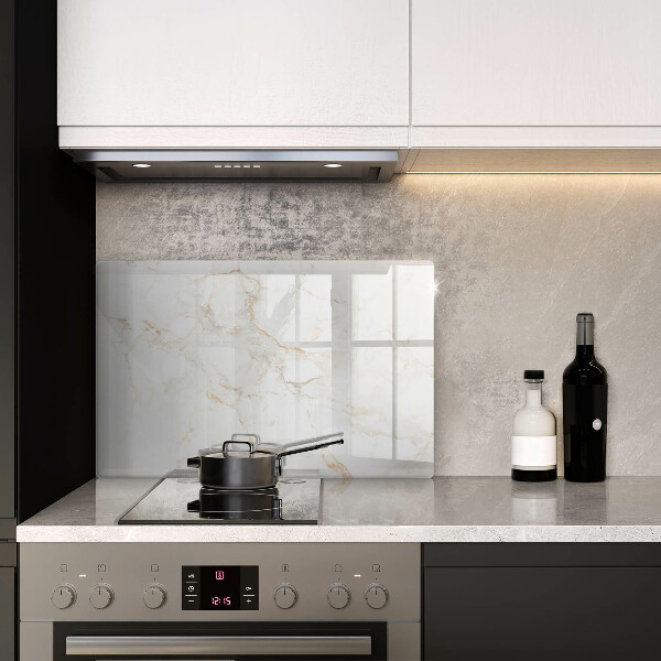 Tűzhelyvédő üveglap Elegáns márvány kő