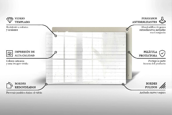 Főzőlap védő üveglap Modern világos táblák