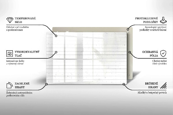 Főzőlap védő üveglap Modern világos táblák