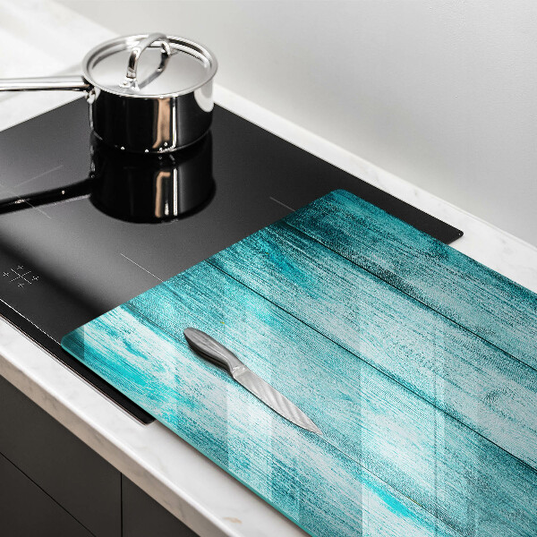 Főzőlap védő üveglap Vintage fa táblák