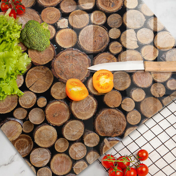 Főzőlap védő üveglap Fatörzsek
