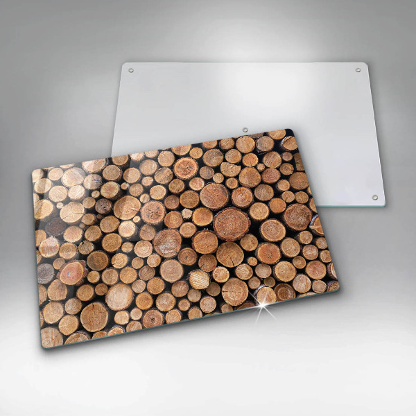 Főzőlap védő üveglap Fatörzsek