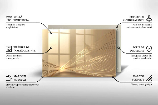 Főzőlap védő üveglap Modern absztrakció