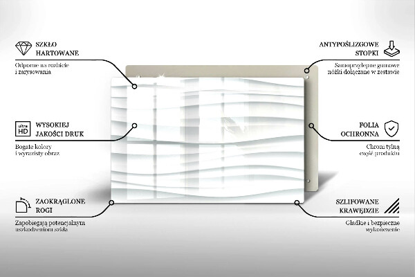 Főzőlap védő üveglap Modern szerkezet