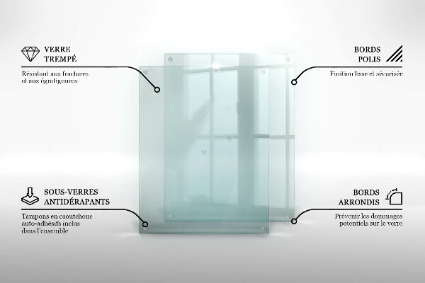 Átlátszó üveg tűzhelyvédő 2x40x52 cm