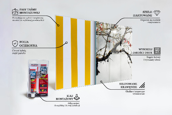 Konyhai hátfal panel Táj nyugalom