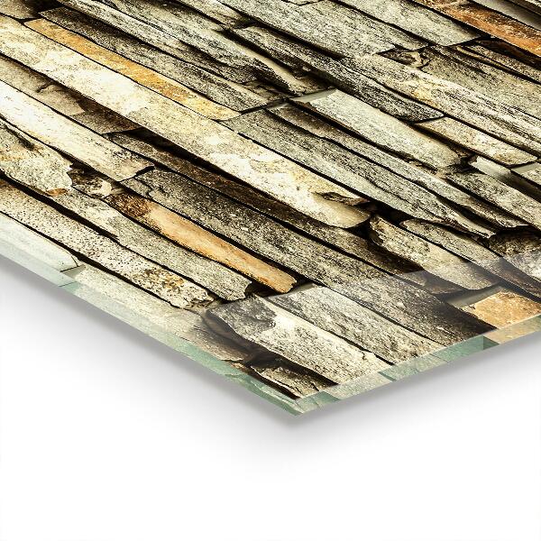 Konyhai panel Természetes téglák