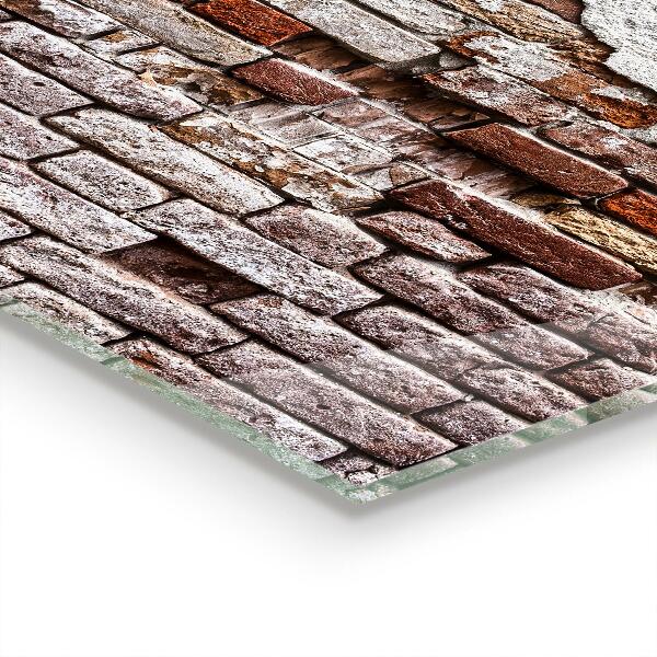 Konyhai panel Kőtéglafal