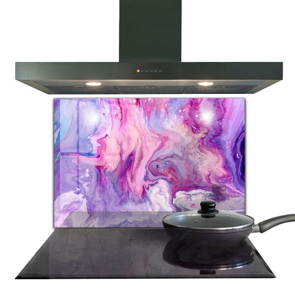 Konyhai üveg panel Rózsaszín absztrakció