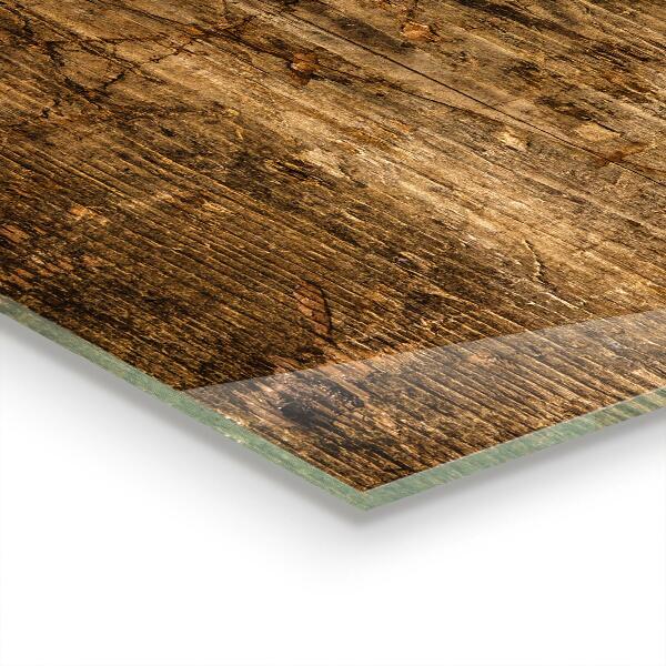 Konyhai panel Sötét tölgyfa