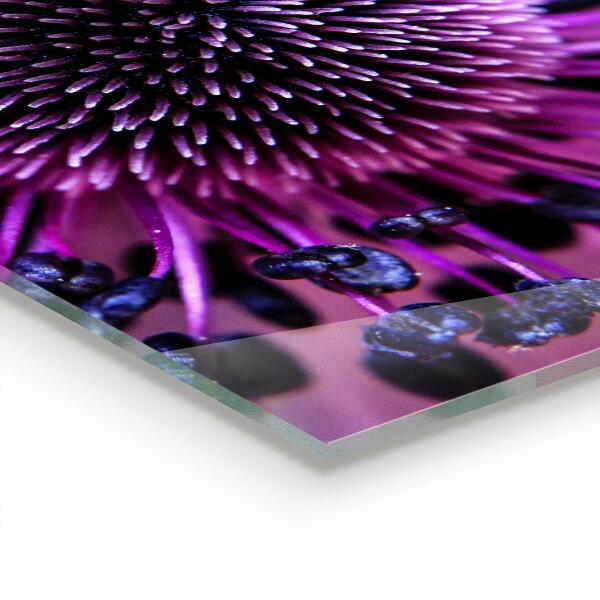 Konyhai panel Lila virág