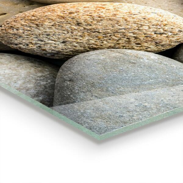 Konyhai hátfal panel Köves tengerpart