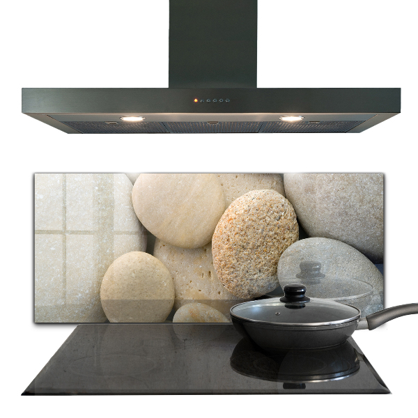 Konyhai hátfal panel Köves tengerpart