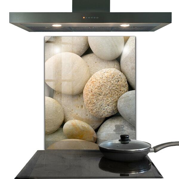 Konyhai hátfal panel Köves tengerpart