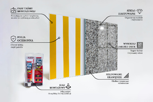 Konyhai panel Gránit természetes kő