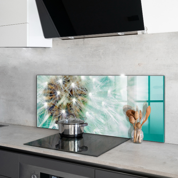 Konyhai fali panel Pitypang a szélben növény