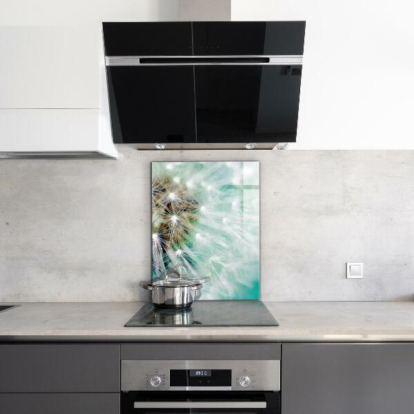 Konyhai fali panel Pitypang a szélben növény