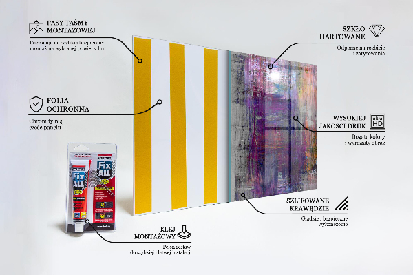 Konyhai panel Absztrakt festmény
