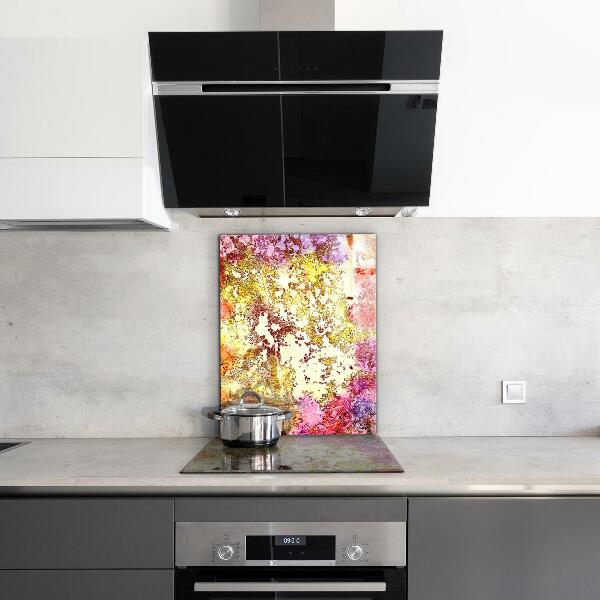 Konyhai panel Narancssárga absztrakció