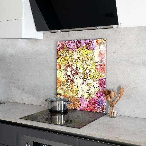 Konyhai panel Narancssárga absztrakció