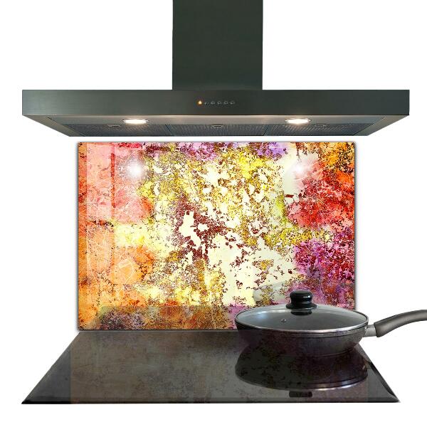 Konyhai panel Narancssárga absztrakció