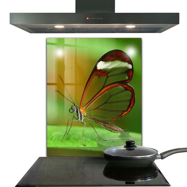 Konyhai panel Pillangó a levélen