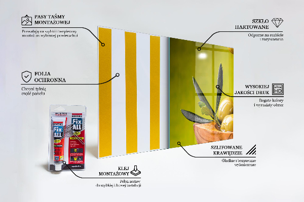 Konyhai panel Friss zöld olajbogyó