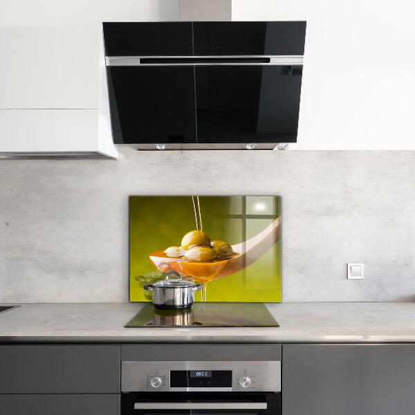 Konyhai panel Frissen sajtolt olívaolaj