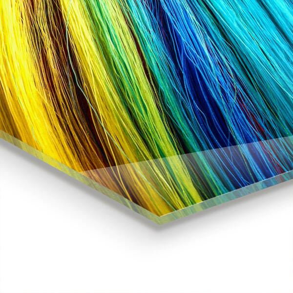 Konyhai panel Színes grafikus szivárványminta