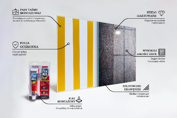 Konyhai panel Vintage fém textúra