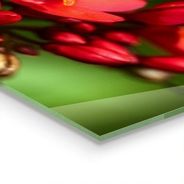 Konyhai fali panel Virágzó virágbimbók