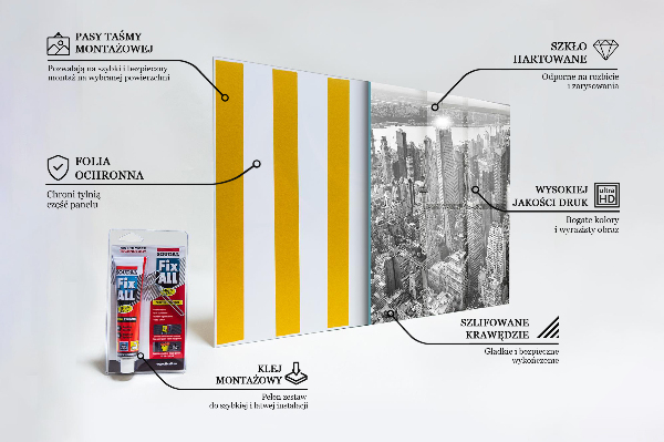 Konyhai hátfal panel New york építészete