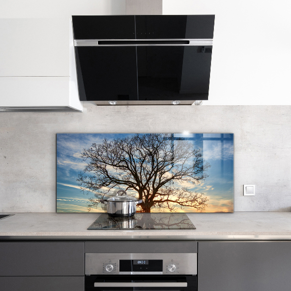 Konyhai panel Táj rét reggel