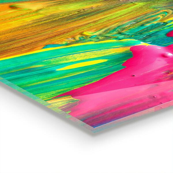 Konyhai panel Színes festék textúra