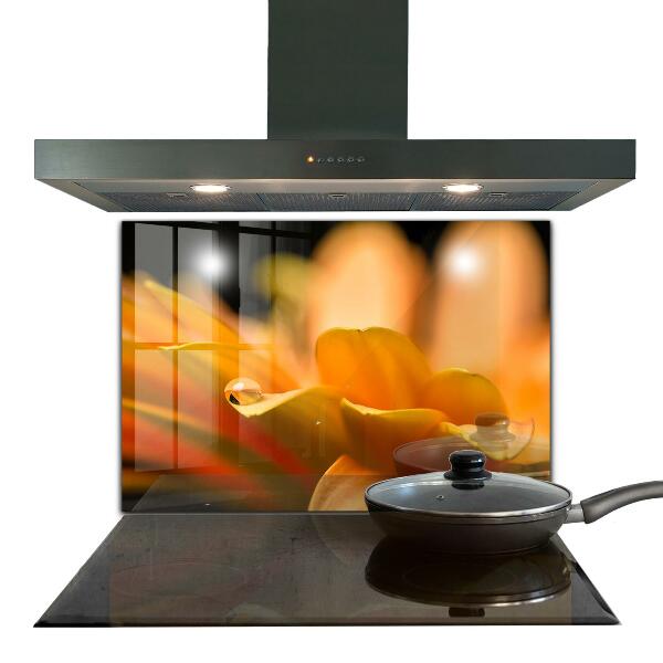 Konyhai fali panel Gerber virág