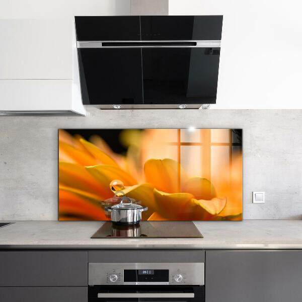 Konyhai fali panel Gerber virág