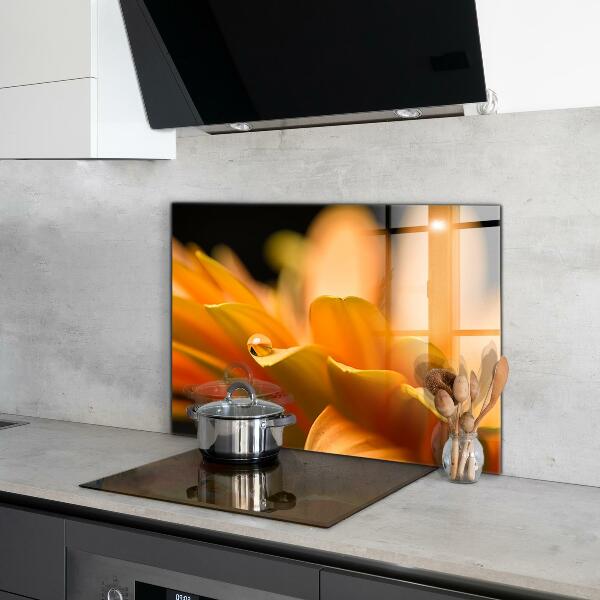 Konyhai fali panel Gerber virág