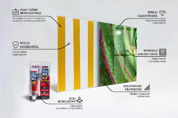 Konyhai fali panel Zamatos skalnik zöld kert