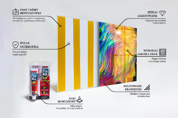 Konyhai panel Művészi pár portré