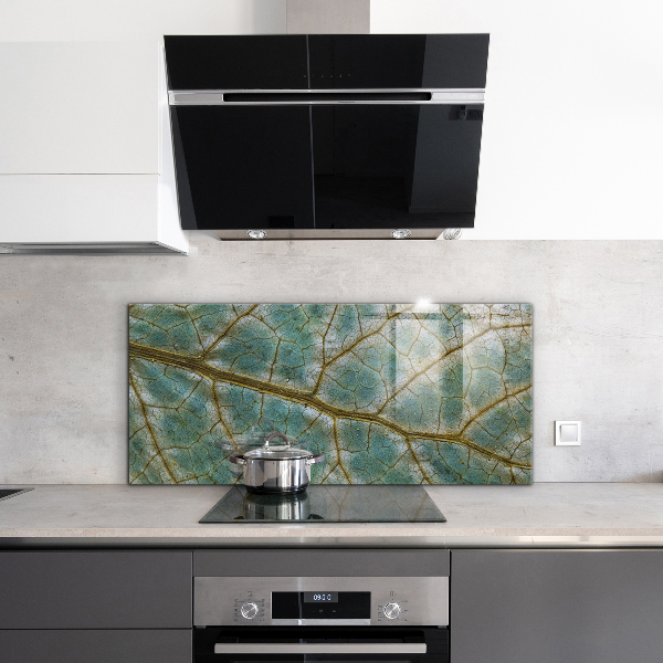 Konyhai fali panel Levél textúra